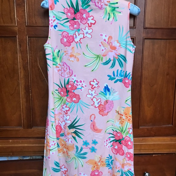 Spartina 449 Flamingo Floral Tunic Dress S - Picture 8 of 8